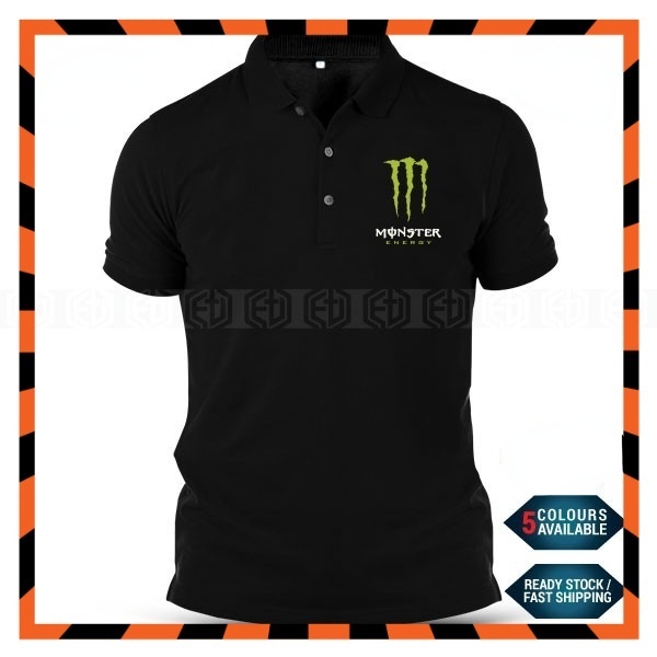 Camiseta polo Monster Energy Yamaha Corrida GP SWBK Camisa Moda Casual De Algodão Da Motocicleta Superbike Streetwear