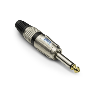 10 Un Plug P10 Guitarra, Plug Mono, Conector P10 Metal Prata , Laserdj