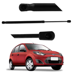 Par Amortecedor Tampa Traseira Porta Malas Ford Fiesta Hatch 2002 Até 2014