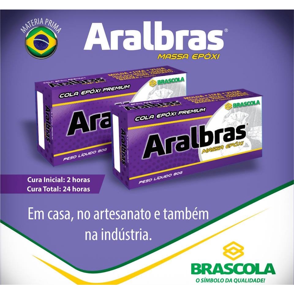 Massa Epoxi (80 Gr) -- Brascola em Oferta na Shopee
