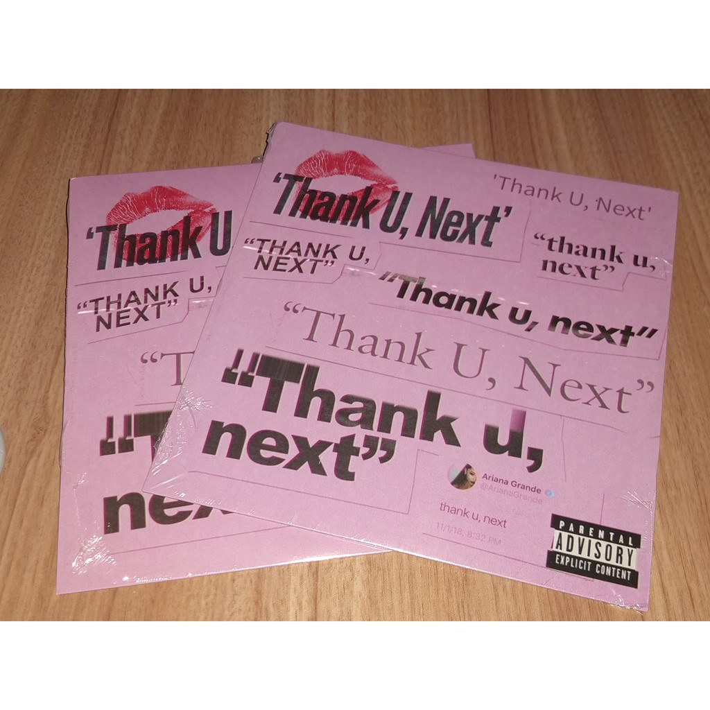 LP Ariana Grande - Thank u, next (single) 7" disco de vinil - original e importado cd