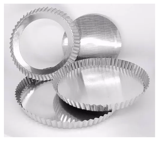 3 Formas Crespas com Fundo Removível Jogo com 3 Peças 18, 23 e 28cm  Para Tortas Quiches Canelada em Oferta na Shopee