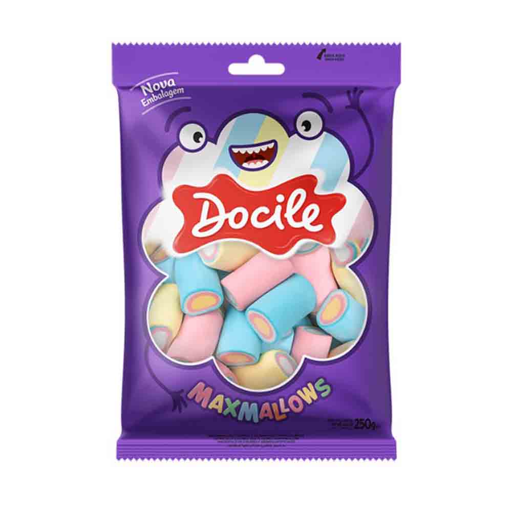 Marshmallow Tubo Color 220g - Docile
