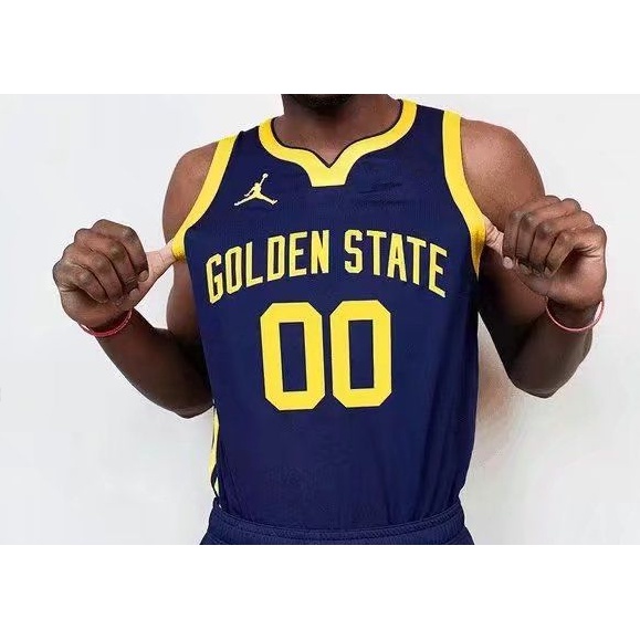 2023/24 Warriors KUMINGA #00 Blue NBA Jerseys