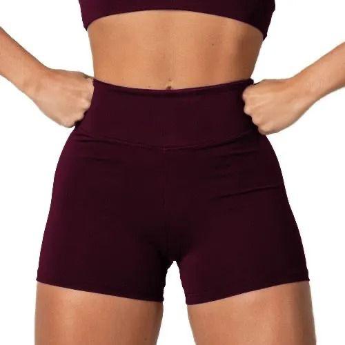 Short curto feminino/ academia/ caminhada/ musculação /fitness cotton