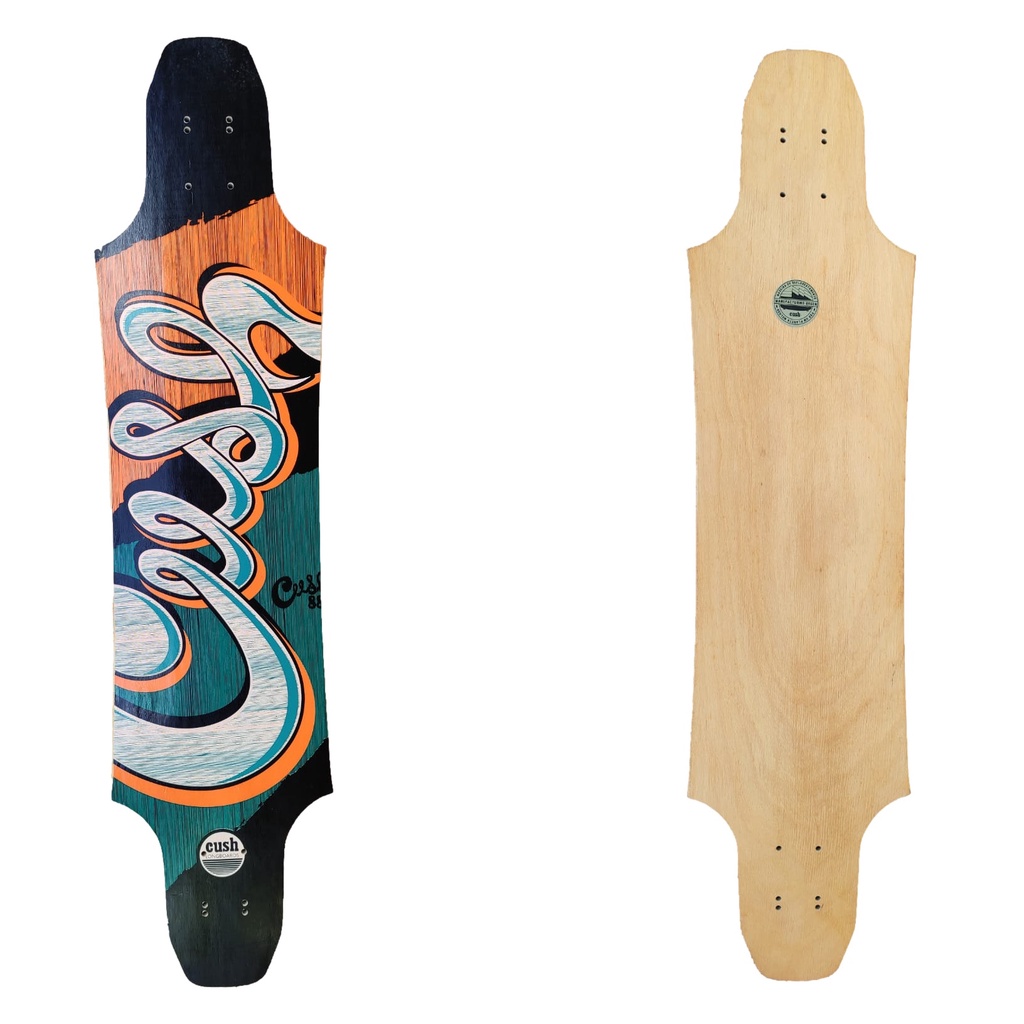 Shape Cush Longboard Skate Marfim Sm30 97x23,5cm