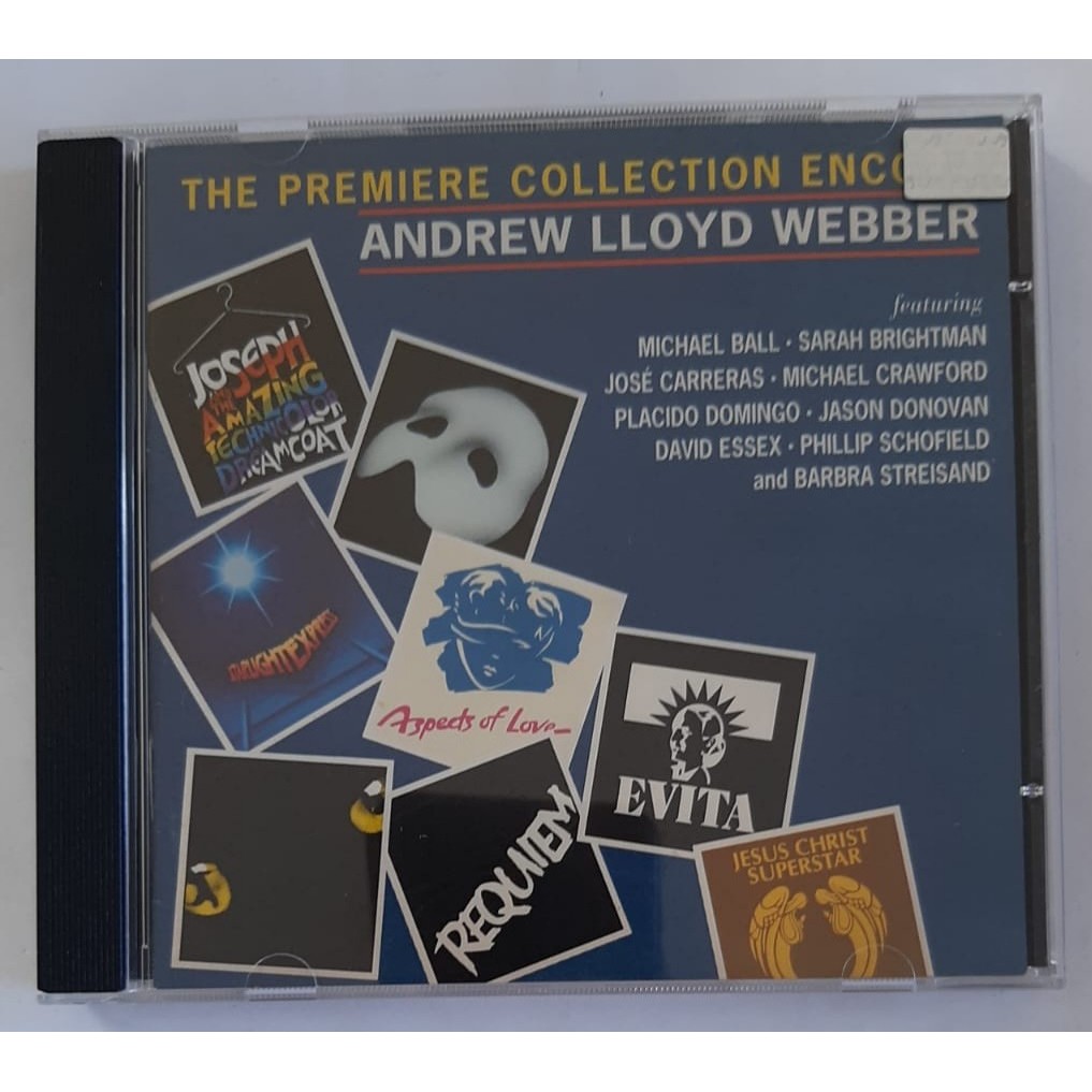 Cd Andrew Lloyd Webber - The Premiere Collection Encore | Shopee Brasil