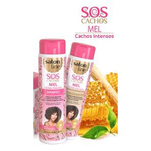 Kit Salon Line S O S Cachos Mel Cachos Intensos 3 Produtos Shampoo Condicionador Creme De Pentear Shopee Brasil