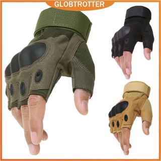 Globetrotter Luvas táticas de meio dedo masculino de alta qualidade em Oferta na Shopee