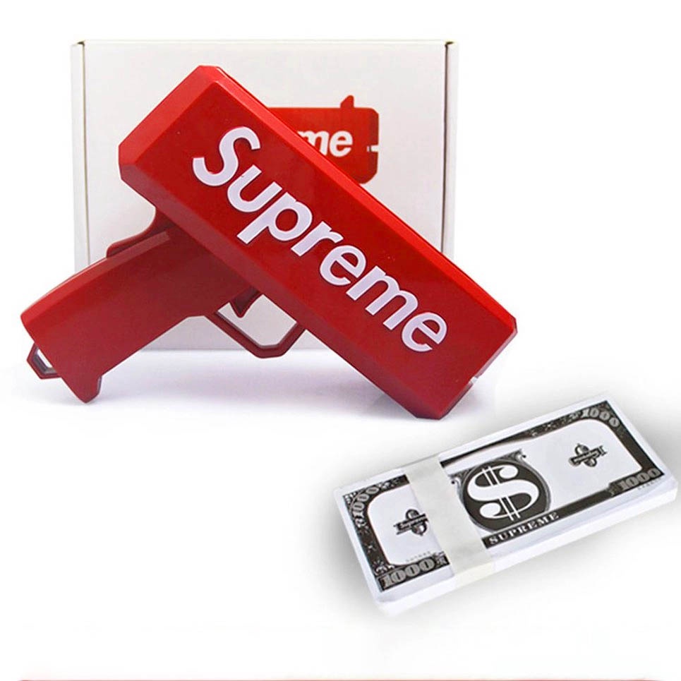 Arma Dinheiro Supreme Money Gun Pistola De Dinheiro