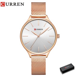 Curren Moda Hot Simples Estilo New Ladies Pulseira Relógios Mulheres Se Vestem Relógio De Pulso De Quartzo Relógio Feminino Presentes Relogios Feminino 9024 em Oferta na Shopee
