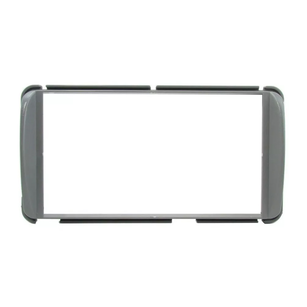 Moldura De Painel Dvd 2 Din Multimidia Toyota Etios - Cinza - Spare Parts and Accessories for Vehicles