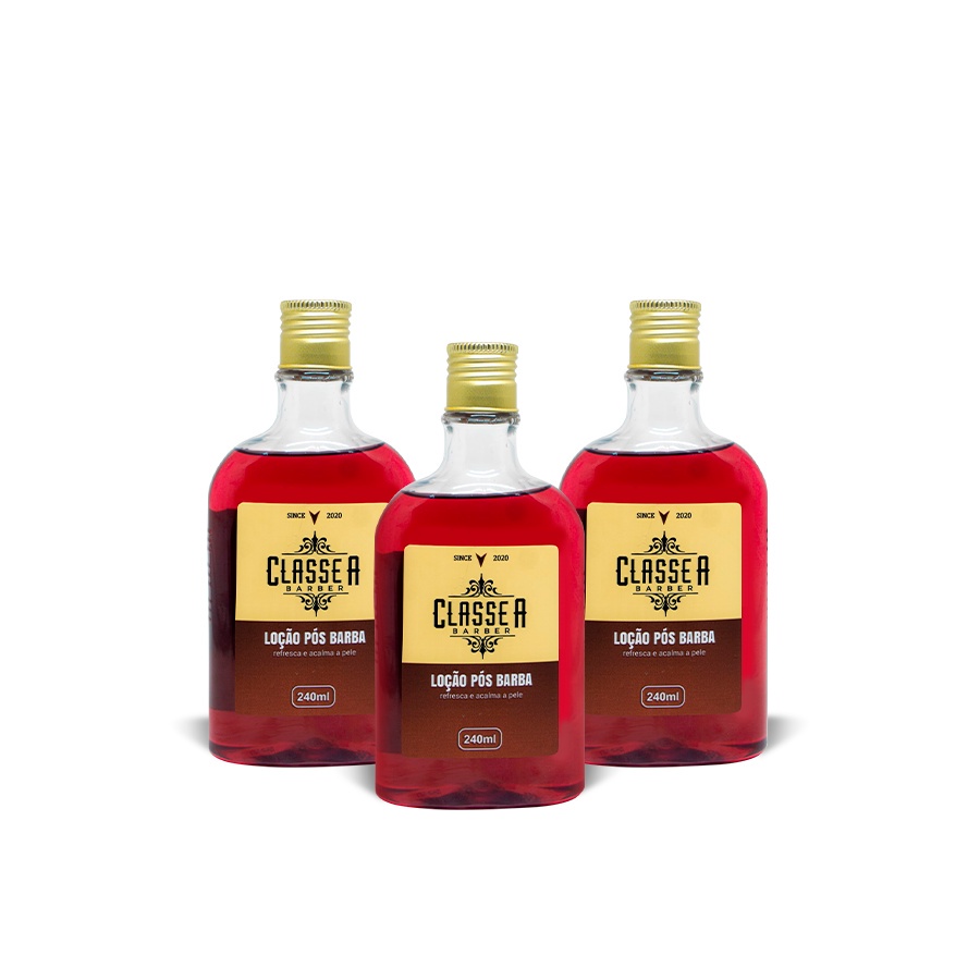 Loção pós barba 240ml - Classe A 3 Unidades