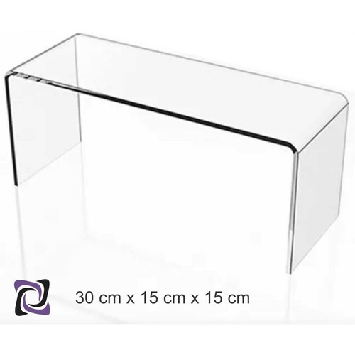 Prateleira Nicho Acrílico Ps Vitrine 30x15x15 Destaque Loja