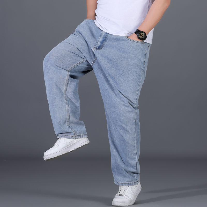 Calça larga jeans store masculina