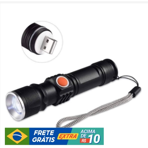 Lanterna Tática Recarregável Ecooda Ec-6092