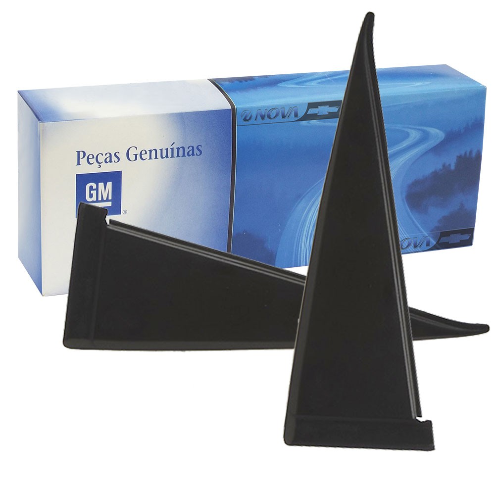 Par Moldura Externa Porta Traseira Corsa Wagon 1997 A 2003 em Oferta na Shopee