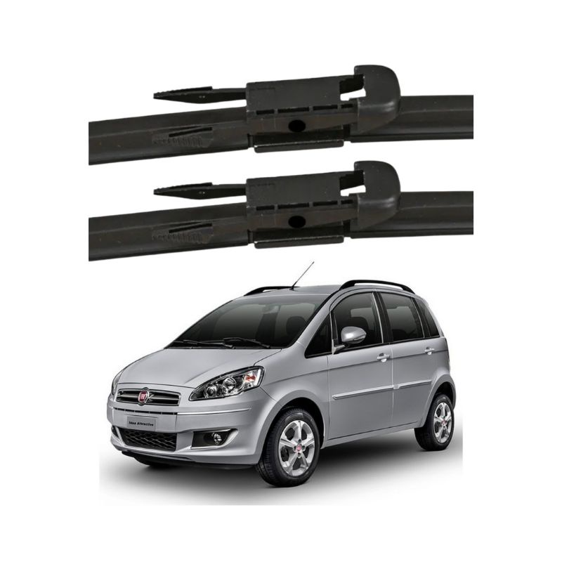 Par Palheta Limpador Parabrisa Dianteiro Fiat Idea 2014 2015 2016 2017