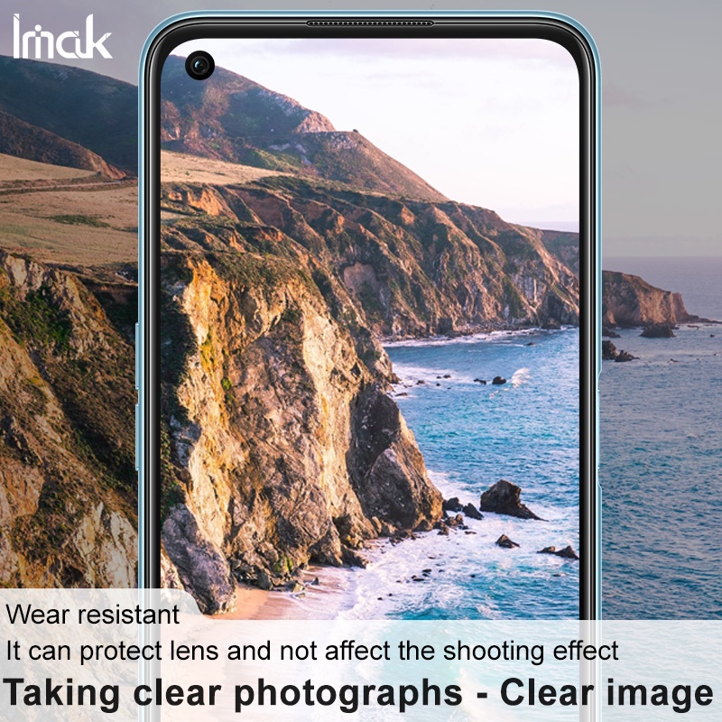 imak HD Glass Proteção Do Filme Da Lente Traseira Câmera + Tampa OPPO A96 4G Versão Externa All-in-One De Vidro Temperado