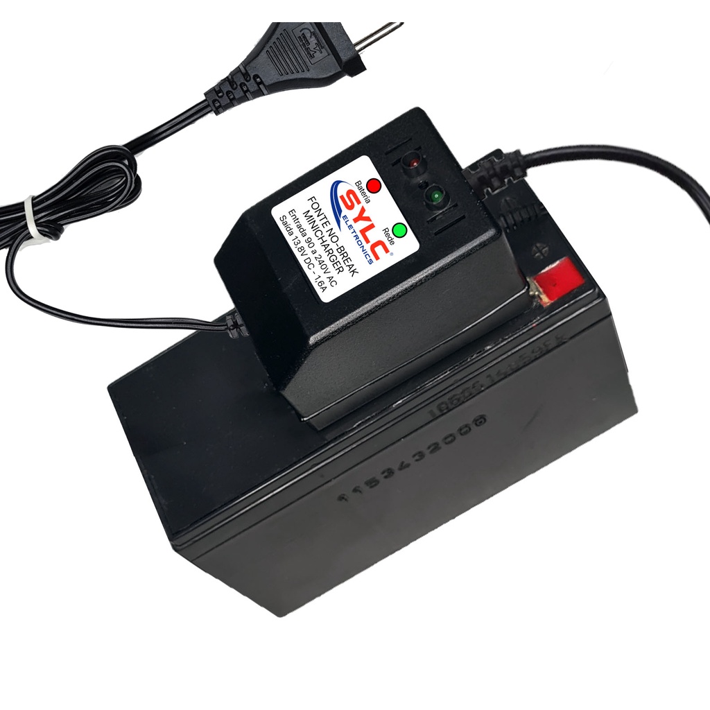 Fonte Nobreak 12v - 1,6A Mini Charge P4