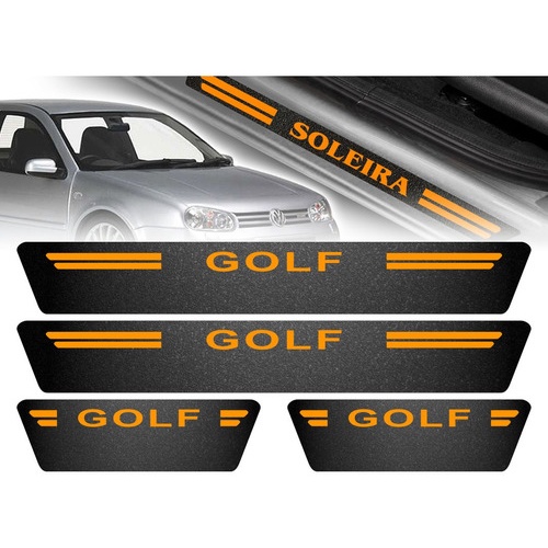 Soleira De Porta Vw Golf Sapao Laranja