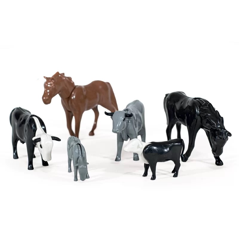 Conjunto Meu Rebanho Fazenda 6 Animais - Poliplac