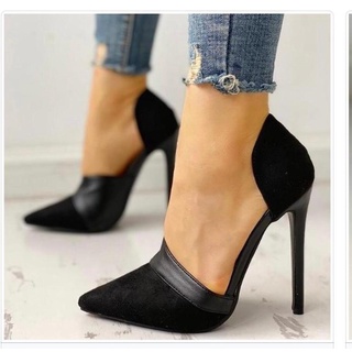 Scarpin Zhaceci Salto Alto preto CHIC