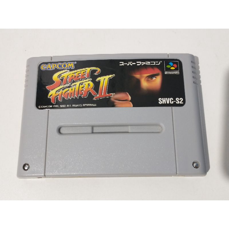 Cartucho original Japonês Super Famicon/ Super Nintendo " Street Fighter 2 "