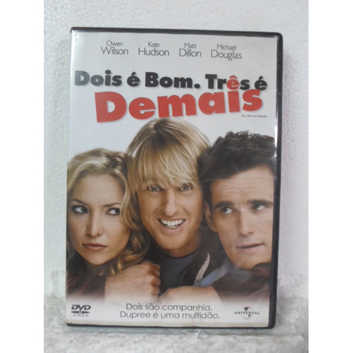 Dvd Dois É Bom, Três É Demais - Original - Kate Hudson
