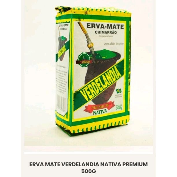 Erva Mate Para Chimarrão Verdelândia Premium 500 Gramas - Embalagem a Vácuo - Erva Chimarrão Premium