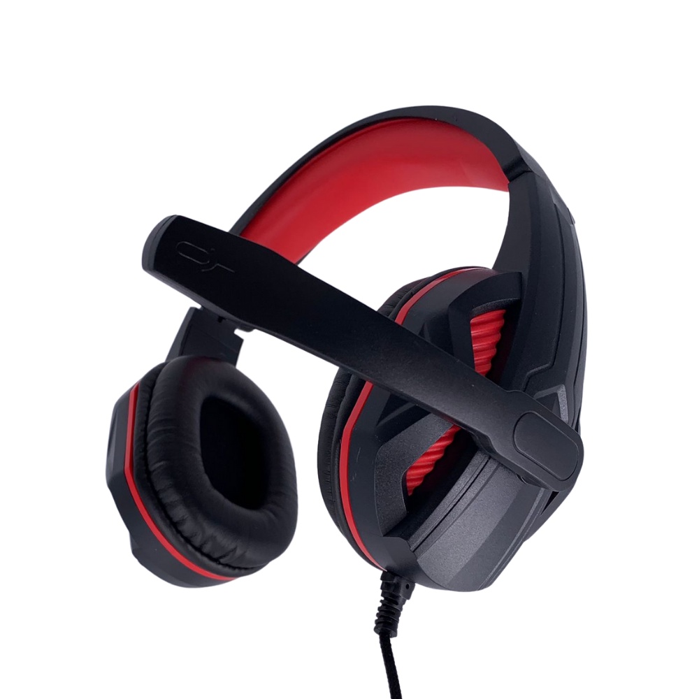 Headset Gamer Fone De Ouvido Led Headphone Profissional Com Microfone Vermelho Camuflado H8