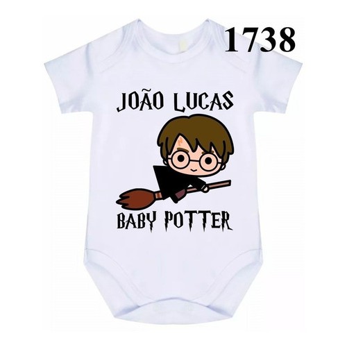 Body Bebê Personalizado Harry Potter Baby Potter Cód-1738
