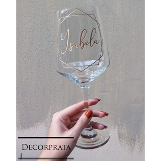 Taça de vinho personalizada