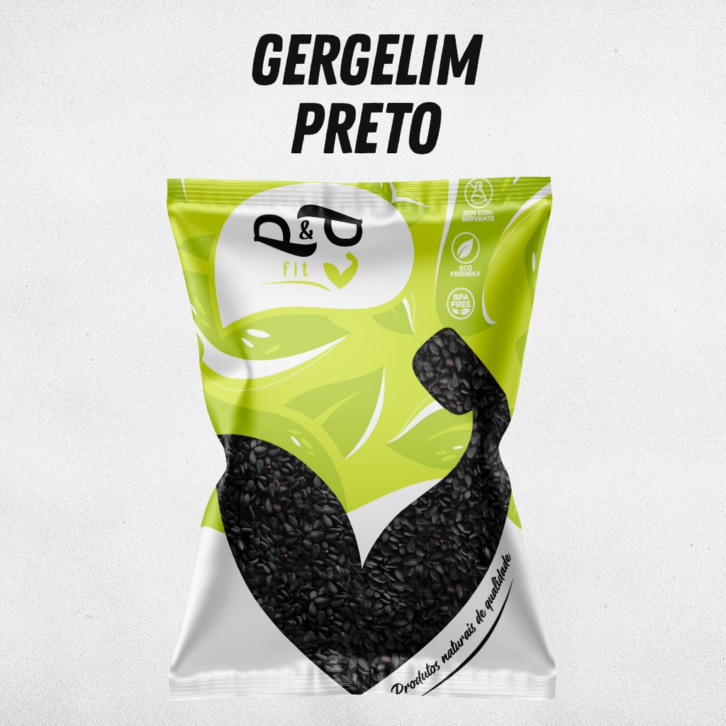 Gergelim Preto 250g - Embalado A Vácuo - P&p Fit em Oferta na Shopee