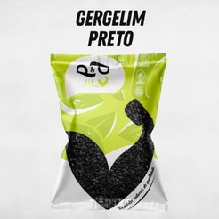 Gergelim Preto 250g - Embalado A Vácuo - P&p Fit