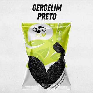 Gergelim Preto 250g - Embalado A Vácuo - P&p Fit em Oferta na Shopee