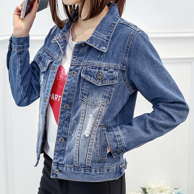 jaqueta jeans cortada