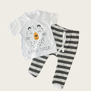 Conjunto para bebê Tiger Roupa para bebê Conjunto infantil LINHA PREMIUM Roupa para bebê menino