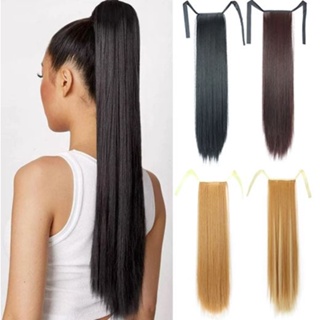 Aplique Rabo De Cavalo Liso De Fita 65Cm Fibra Orgânica em Oferta na Shopee