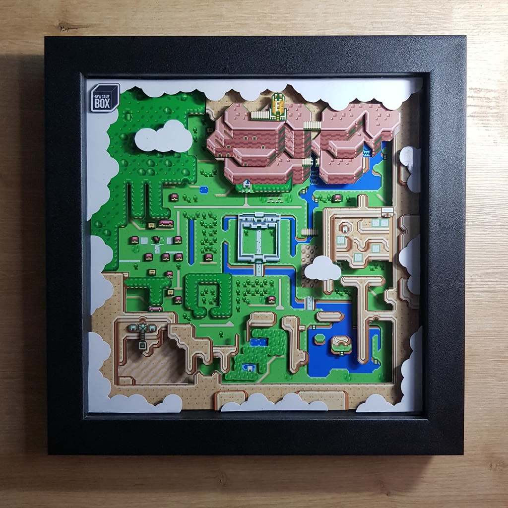 Diorama - Zelda Mapa - A Link to the Past