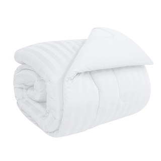 Edredom Zelo Select Maquinetado King - Percal 400 Fios - Toque Acetinado Branco