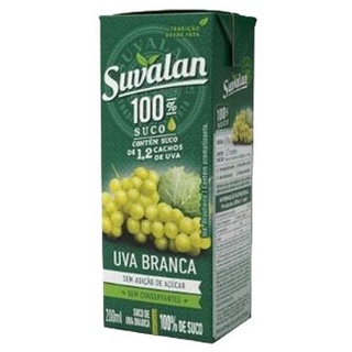 Suco De Uva Branca Sem Açúcar Suvalan 200 Ml