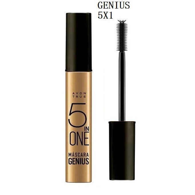Máscara Genius Multibenefícios Para Cílios 5 em 1 Avon Shopee Brasil