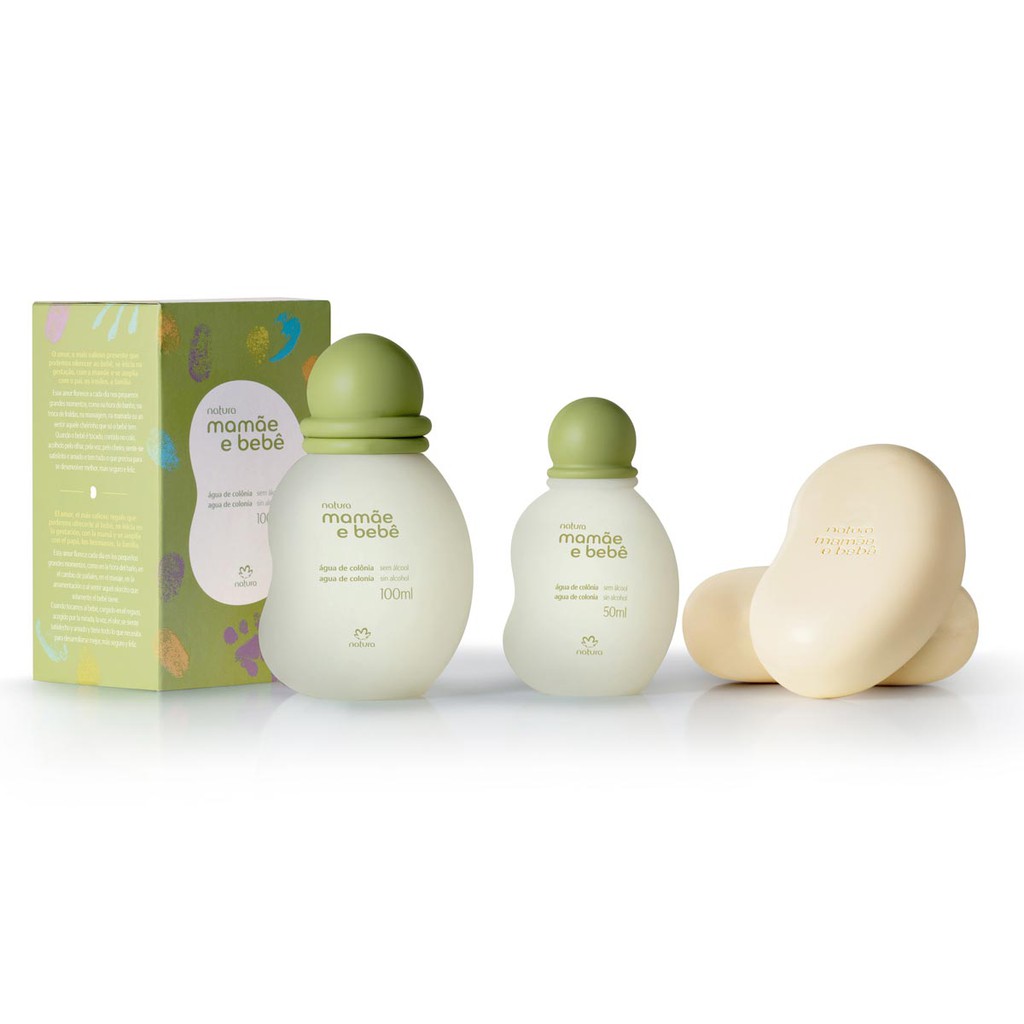 Presente natura mamãe e bebê - Kit perfume 100ml e 50ml + sabonete | Shopee  Brasil