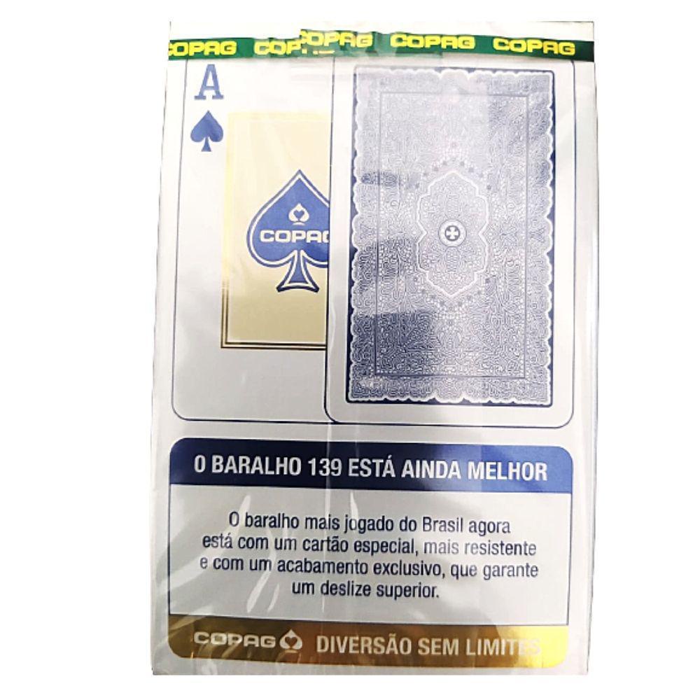 Kit 2 Baralhos De Cartas Copag 139 (Original Copag)