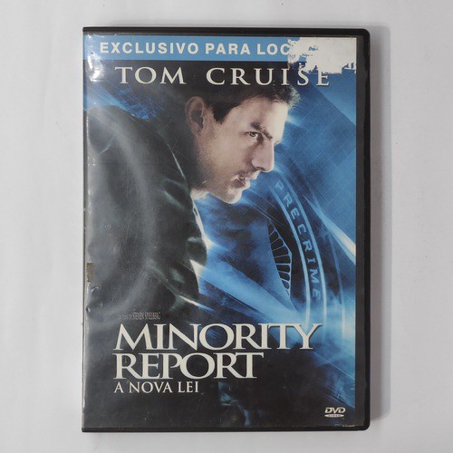 Dvd Minority Report A Nova Lei - Tom Cruise Filmes Em Dvd