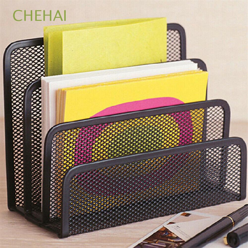 Chehai Book Holder Metal Mesh Paper Organizer Desk Mail Organizer Desk Organizer Metal Bookend Bookends Multicolor Shopee Brasil