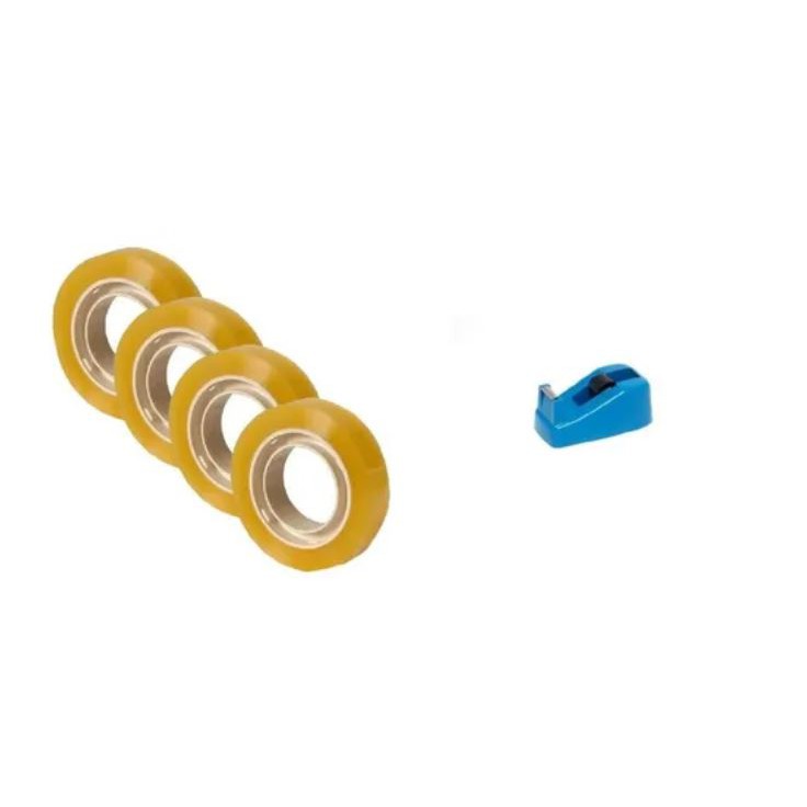 Durex Fita Adesiva 12x20 C/10 Un + Suporte De Durex Pequeno