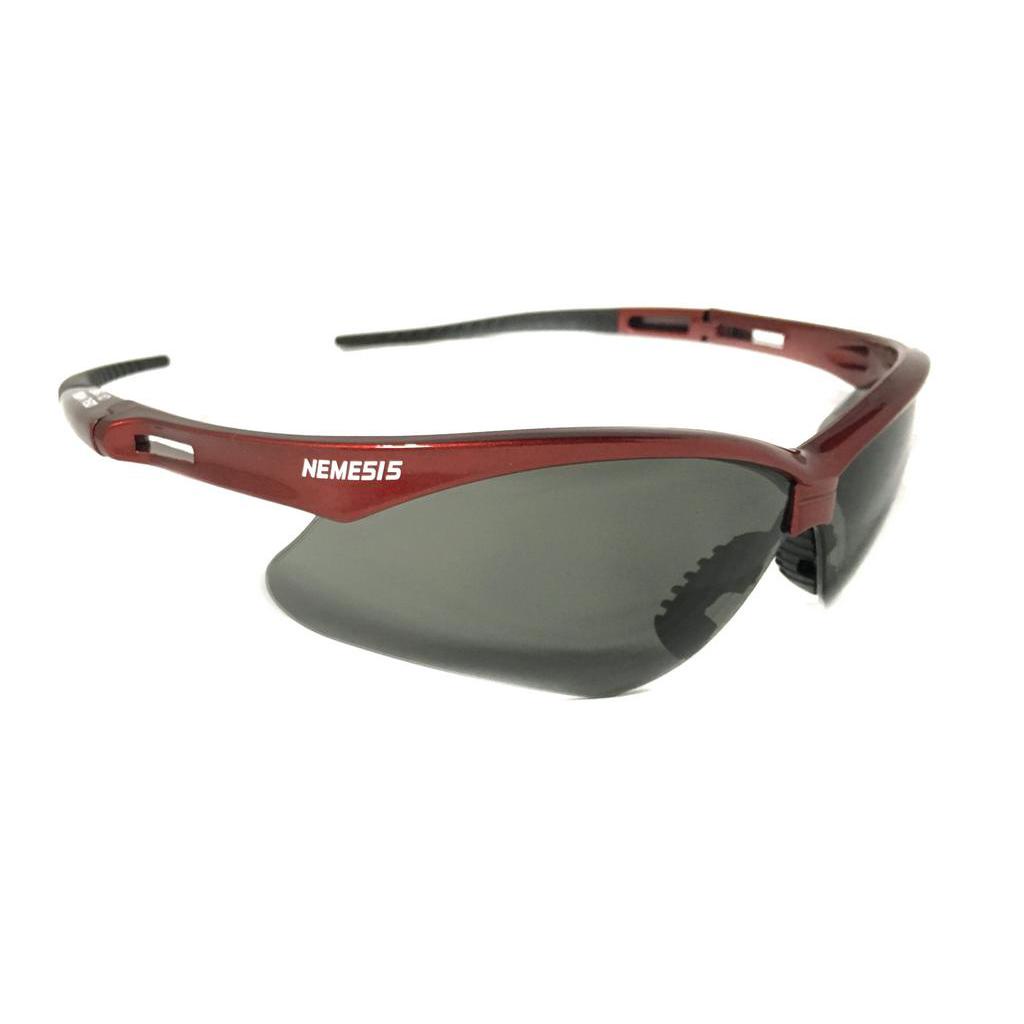 ÓCULOS PROTEÇÃO NEMESIS VERMELHO LENTES PRETAS ESPORTIVO BALÍSTICO PAINTBALL   RESISTENTE A IMPACTO CICLISMO