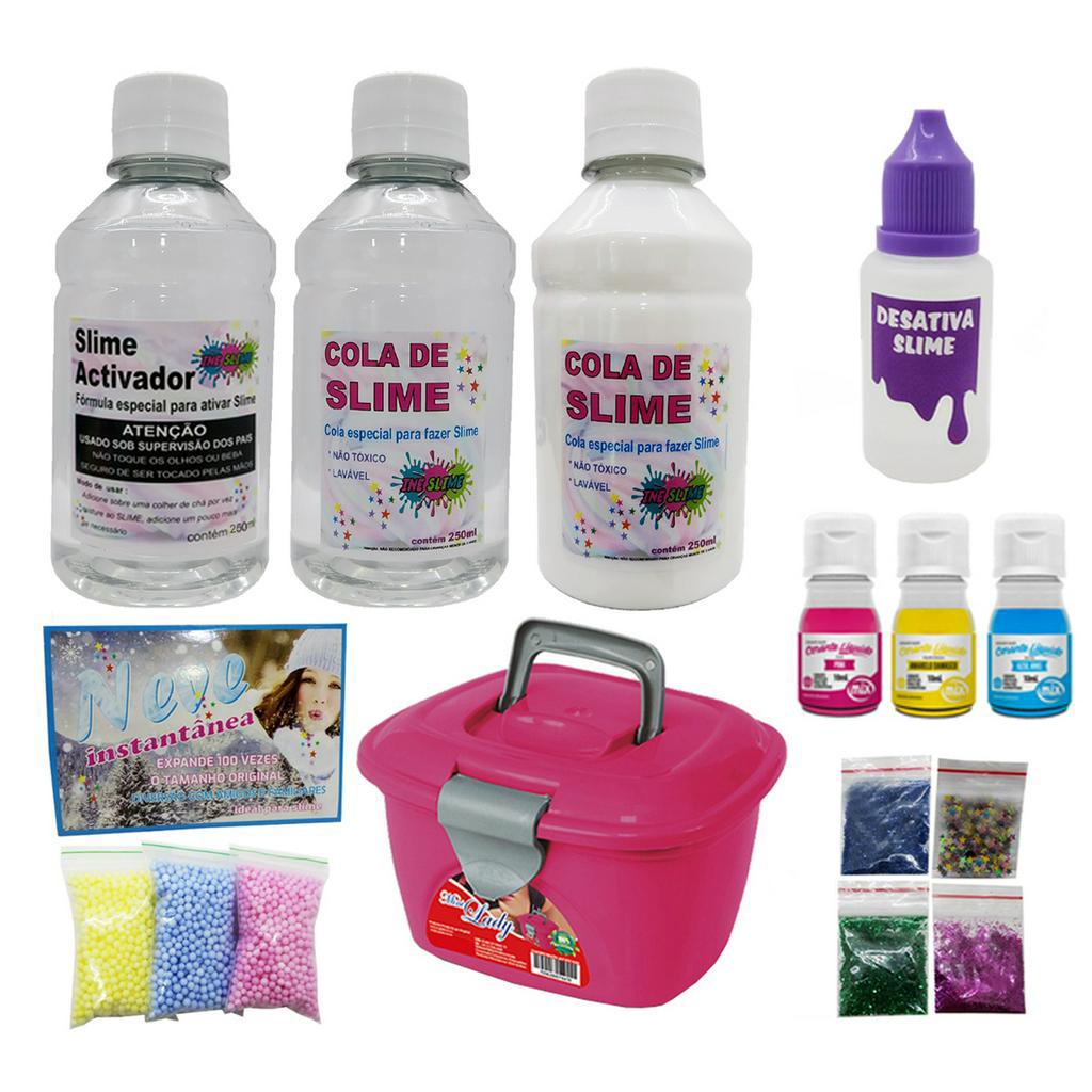 Kit Completo Fazer Slime Quite Barato Slime - Aproveite - Oferta
